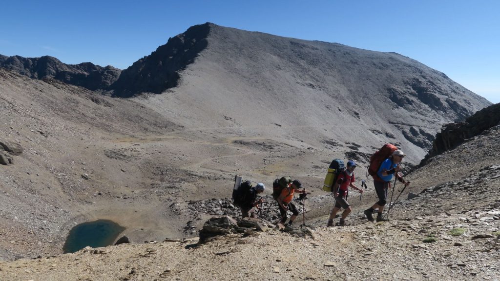 Integral de los Tresmiles de Sierra Nevada en 4 dias